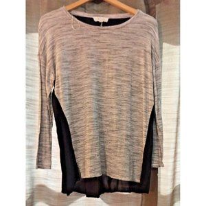 NWOT Women's Two By Vince Camuto Light Weight Colorblock Blouse Size XS